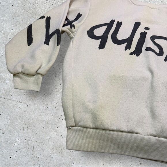 Vintage CP Company The Exquisite Spellout Graphic Crewneck Sweatshirt Distressed - Picture 5 of 12